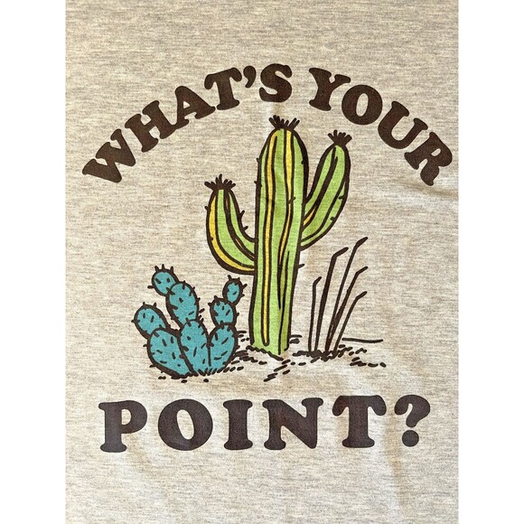 NEW Lularoe Medium Liv PLANT‎ LOVER Graphic Tee Shirt Top "WHATS YOUR POINT?" - Picture 2 of 8